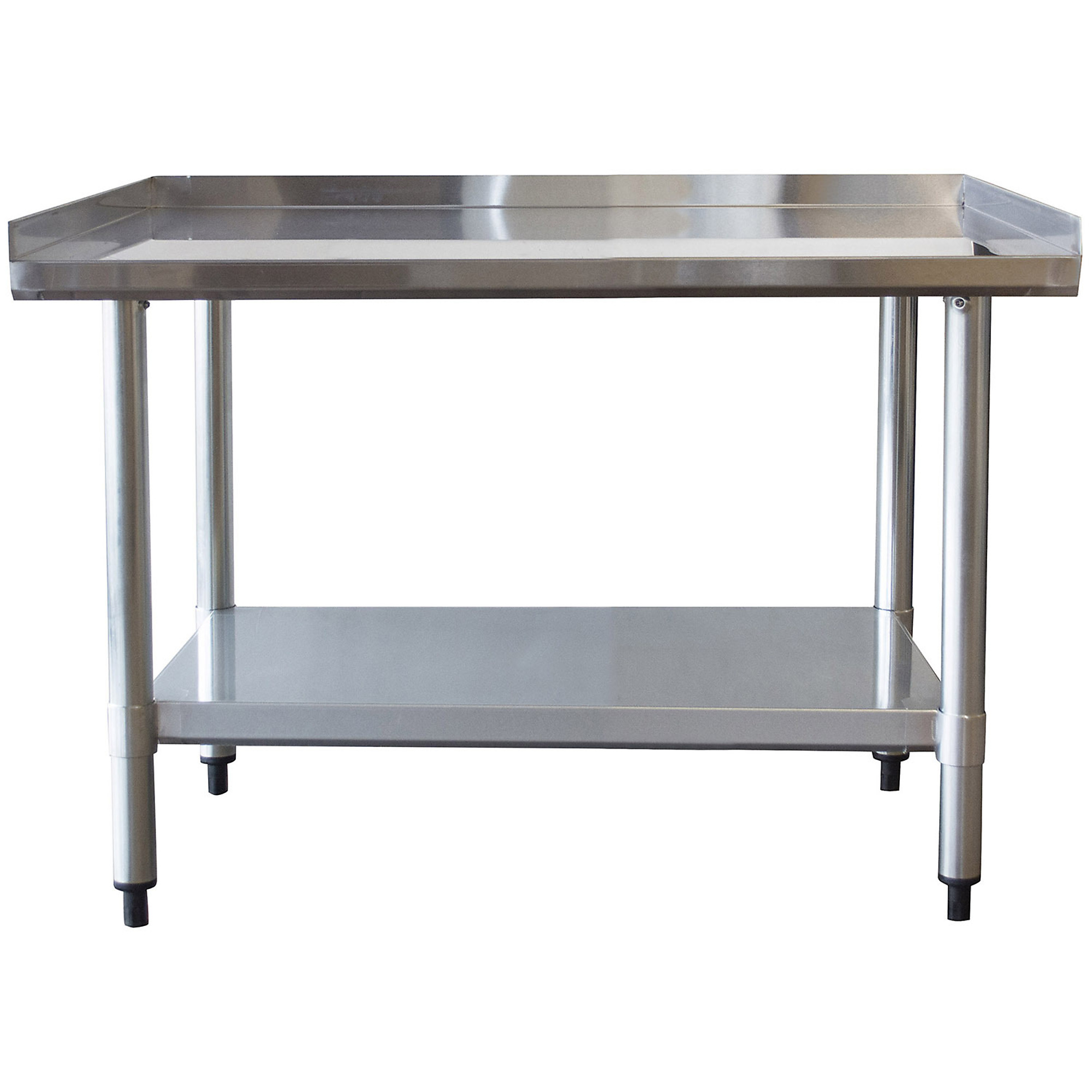 Sportsman Series Upturned Edge Stainless Steel Work Table — 24in. x 36in., Model# SSWT36